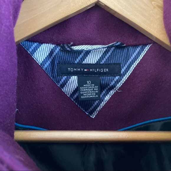 Tommy Hilfiger Purple Peacoat Size 10 - Picture 8 of 13